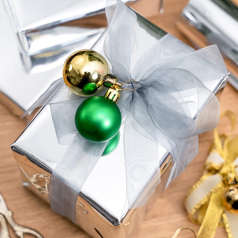 Silver Metallic Wrapping Paper - Solid Color Paper Perfect for Wedding, Birth... gallery