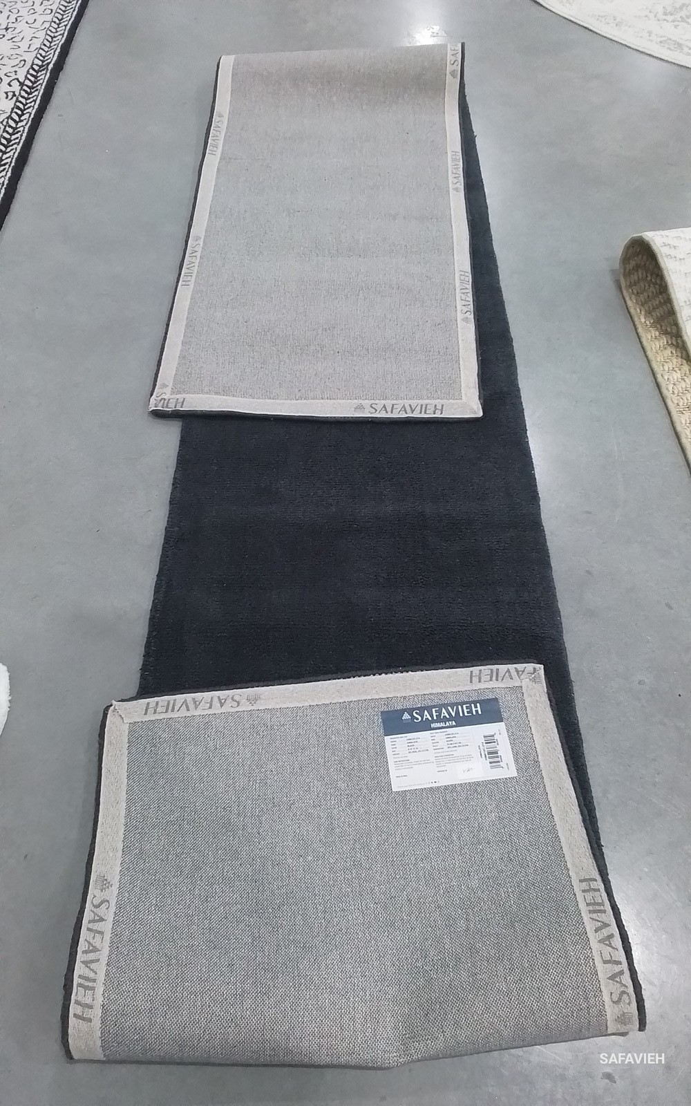 BLACK 2'-3" x 14'-0" Flaw in Rug, Reduced Price 1172795631 HIM610C-214 gallery