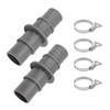 Pool Hose Adapter Connector Coupling 1-1/4" or 1-1/2" for Swimming Pool Vacuu... gallery