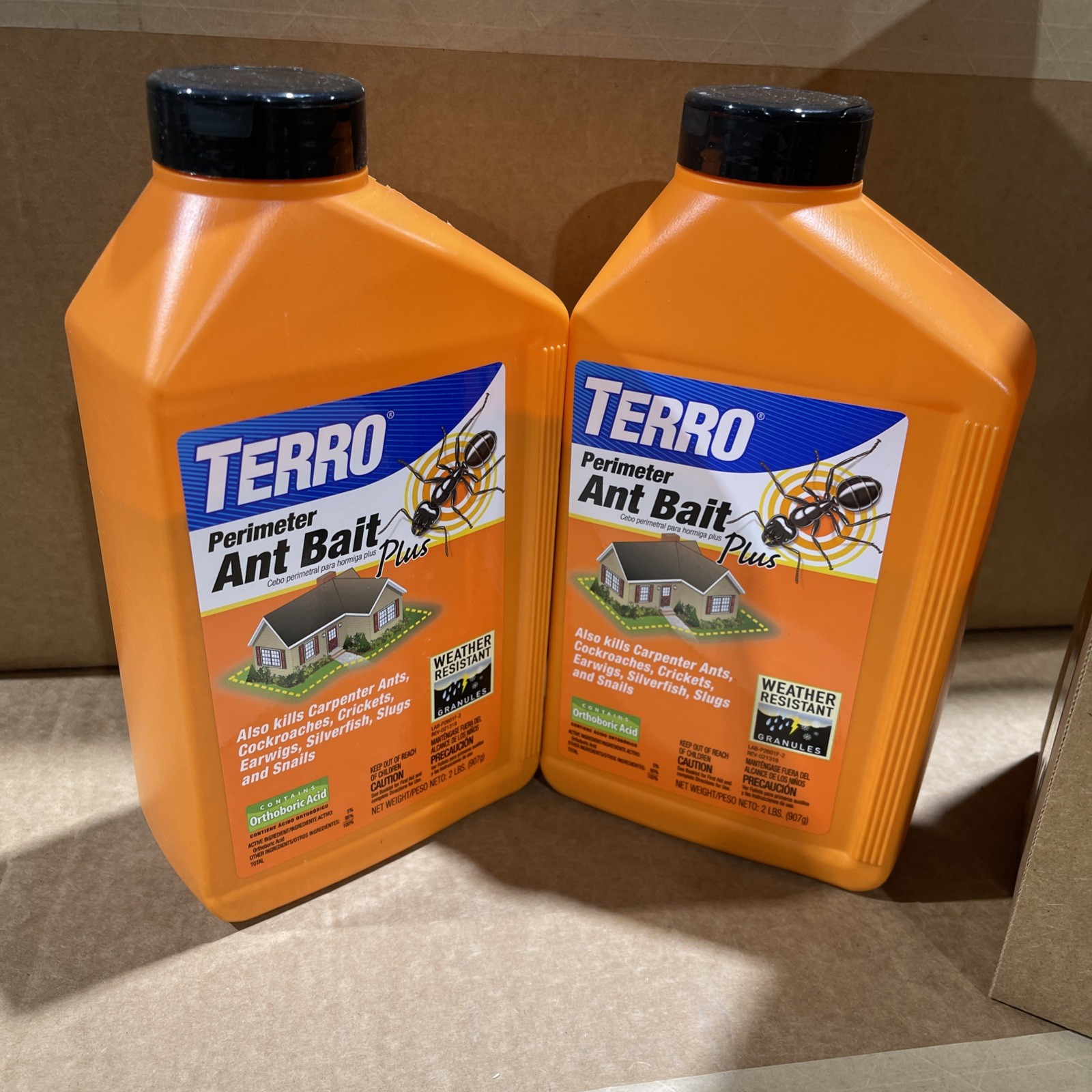 2 Pack Terro 2 Lb. Granular Perimeter Weather resistant Ant Bait Plus T2600 New gallery
