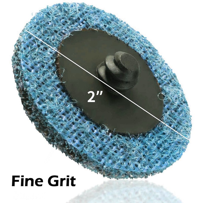 50PCS 2 inch Fine Surface Conditioning Discs Roll Lock Die Grinder Sanding Pads gallery