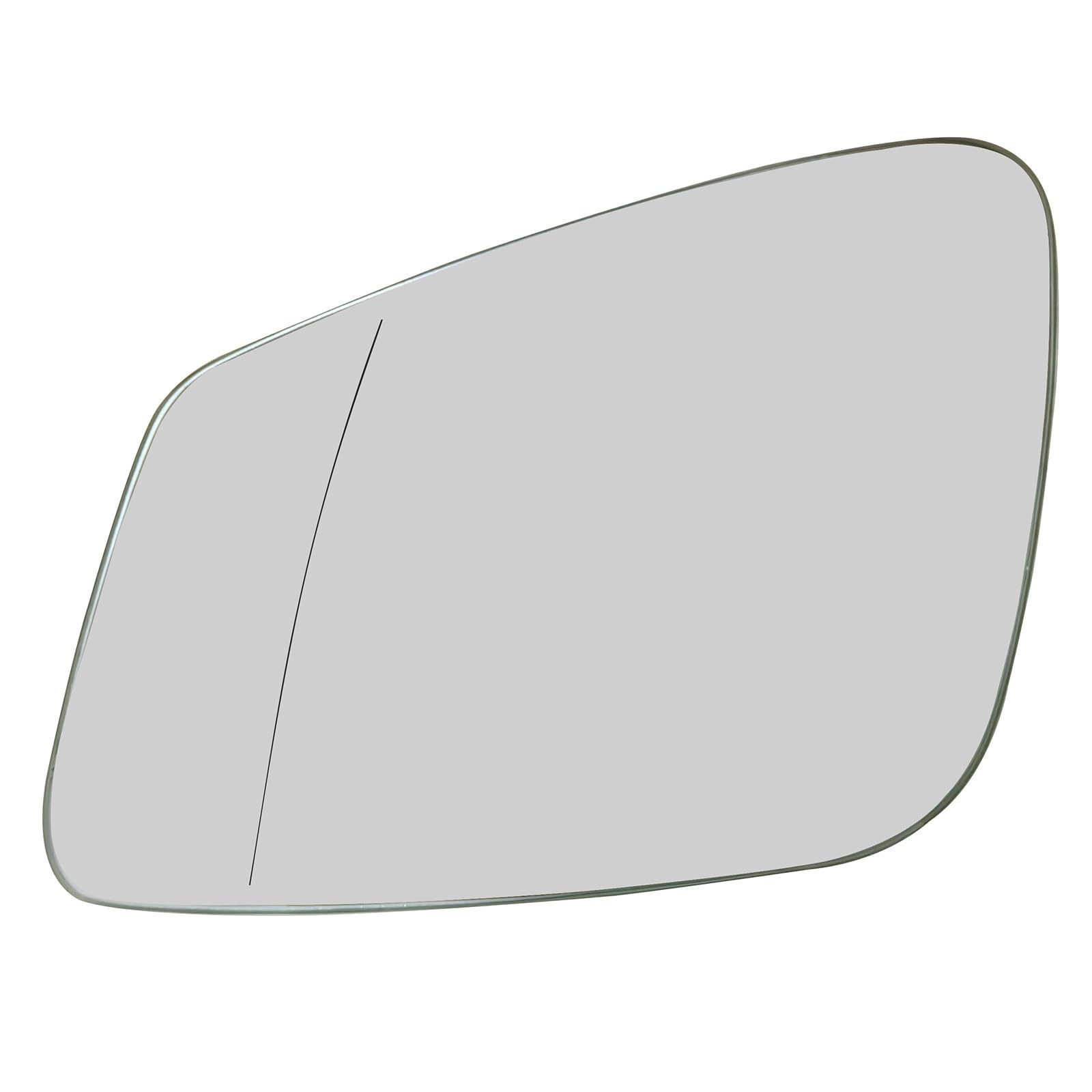 Left Side Door Wind Heated White Mirror Glass With Back Plate For F01 F07 F10... gallery