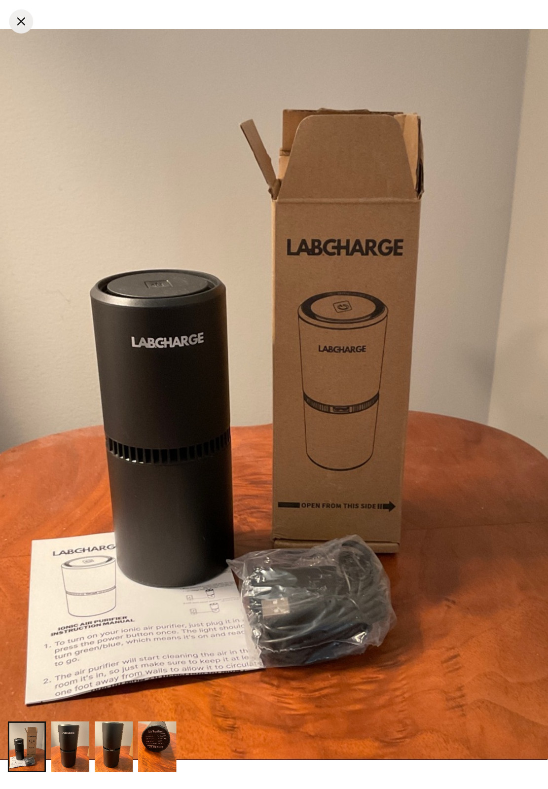 NEW IN BOX Labcharge Ionic 1611k Air Purifier gallery