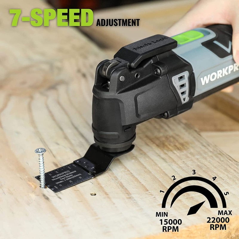 WORKPRO Oscillating Multi-Tool Kit Corded Quick-Lock Replaceable Oscillating Saw gallery