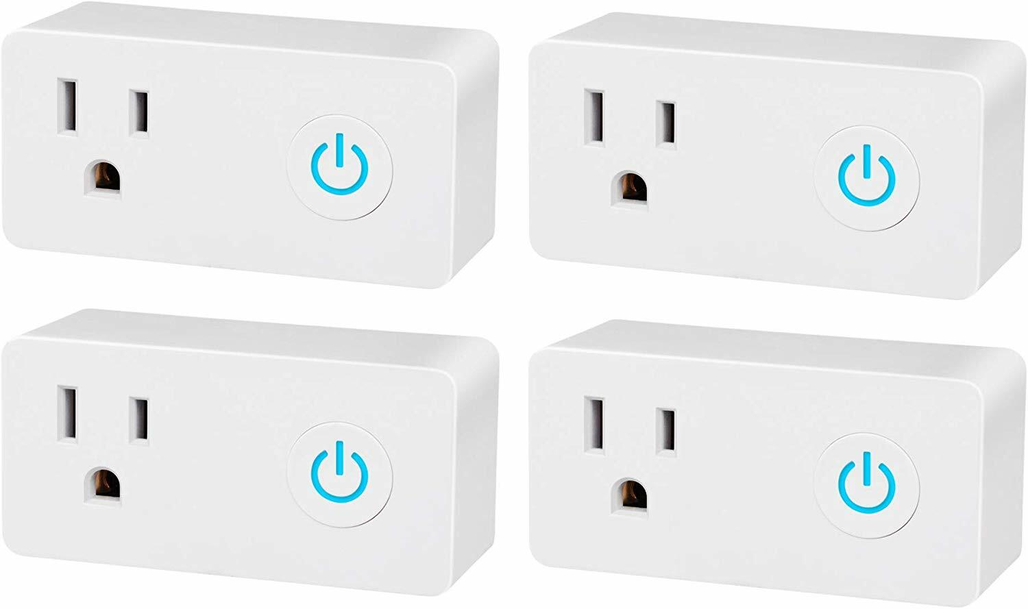 BN-LINK 4 Pack Smart Wi-Fi Plug Outlet Works with Alexa and Google Assistant gallery