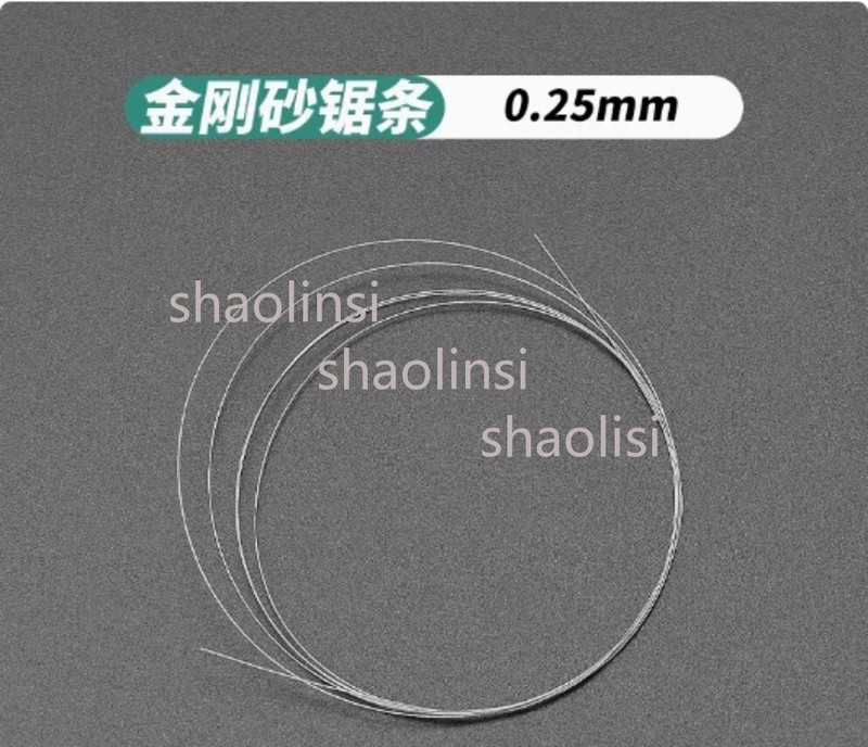 Superfine Diamond Wire Length 5M Minimal Loss Sturdy Saw Wire Cutting Tool gallery