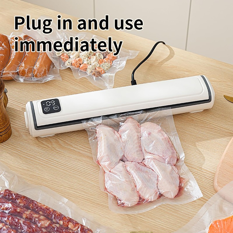 Vacuum Sealer Machine | Compact Design | -Touch Automatic | Seal in 10-20 Sec... gallery