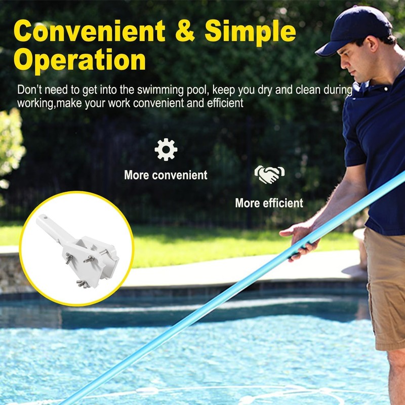 542068 Tablet Holder w/ Snap-Adapt Handle for Most Standard Telescopic Pool Pole gallery