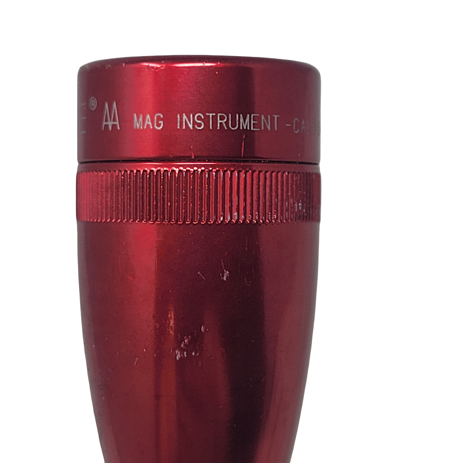 Vtg Maglite Mini AA Red Incandescent Flashlight Compact Durable Work Light gallery