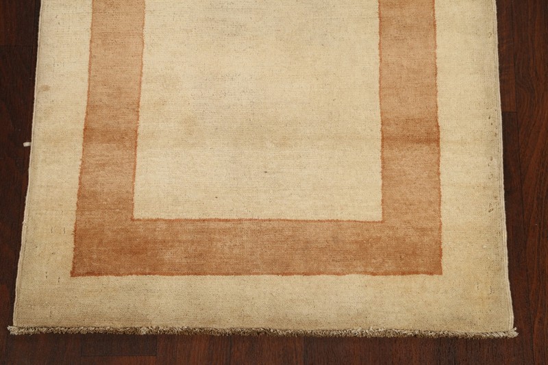 Bordered Stylish Gabbeh Kashkoli Wool Modern Rug- Enhance Your Home Decor 3x4 ft gallery