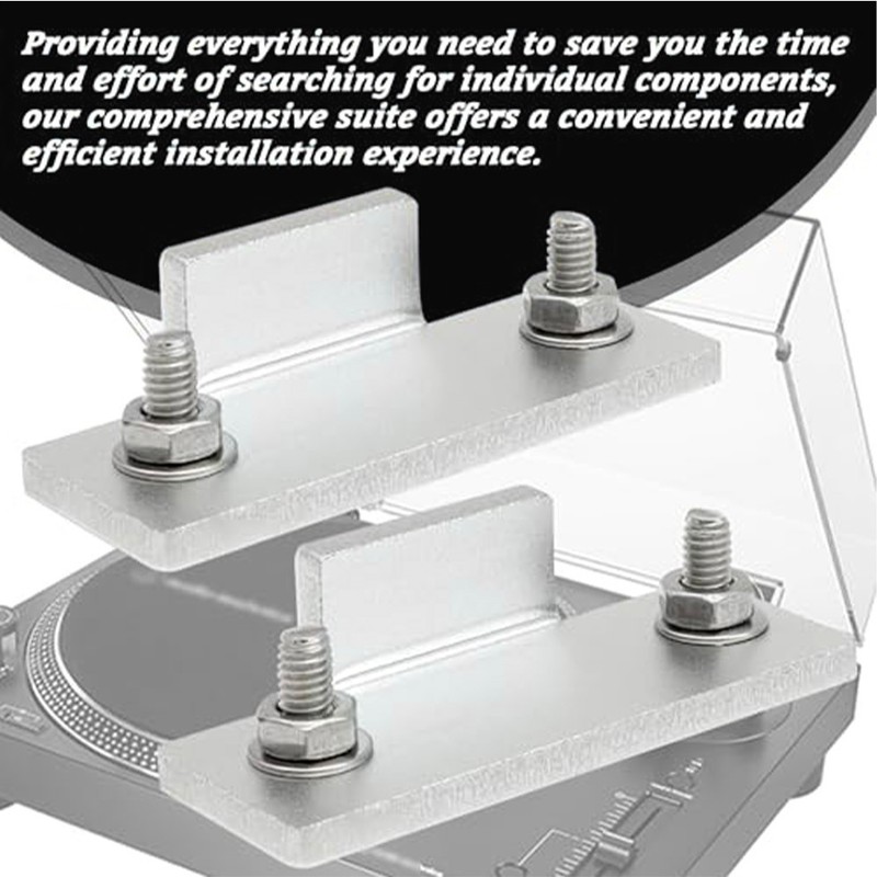 For Technics Turntable Dust Cover Hinge Replacement Kit With Full Hardware Set gallery