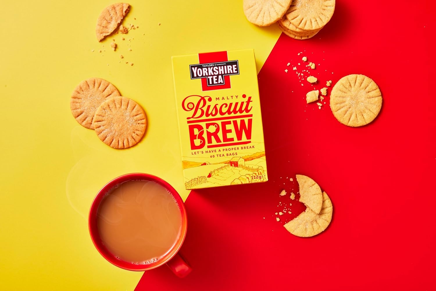 Yorkshire Tea Biscuit Brew 40 Bags 100G (Yorkshire 40... gallery