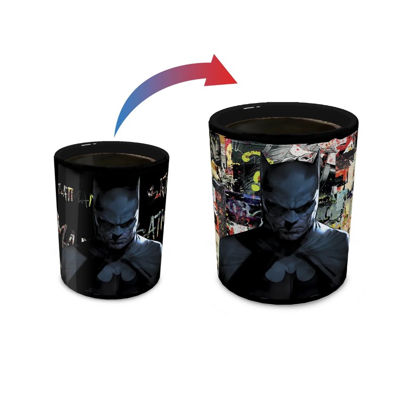 Morphing Mugs DC Batman "Comic Book Collage" 16 oz. Heat-Sensitive Clue Mug gallery