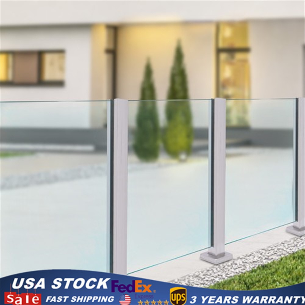 65cm Glass Railing Post Balcony Deck Balustrade Mid Post 304 Stainless Steel