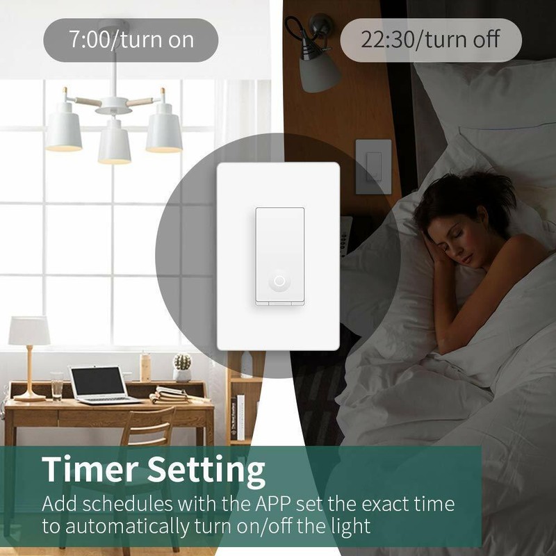 3 way Smart Light Switch works with Alexa Google No Hub Needs ETL listed 2pack gallery