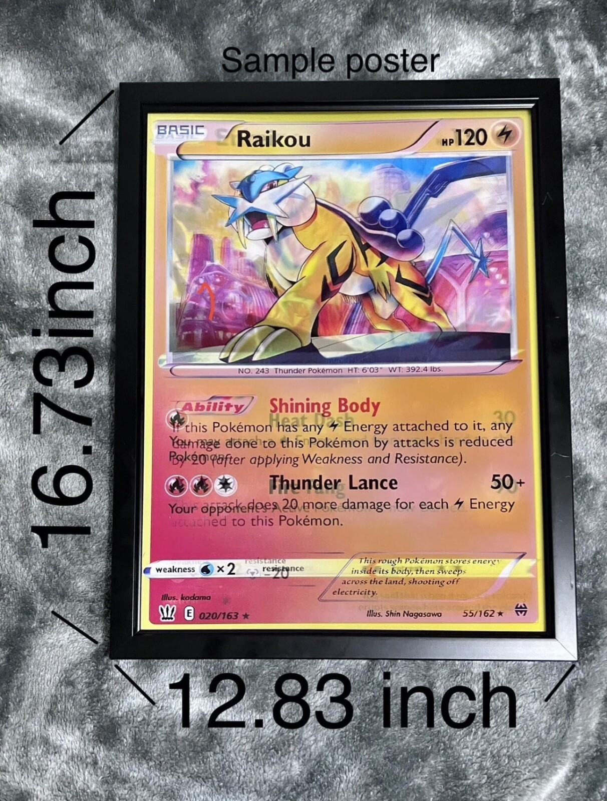 Pokémon-Raikou,Entei,Suicune 3D Poster 3D Lenticular Flip Effect,3 In One gallery