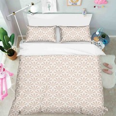3D Geometric Pattern Brown White Quilt Cover Set Bedding Sets Pillowcases 64