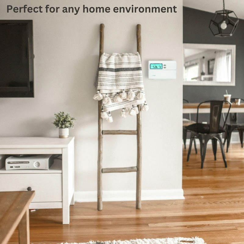 Pro Programmable Thermostat for Home Use; 1 Heat, 1 Cool gallery