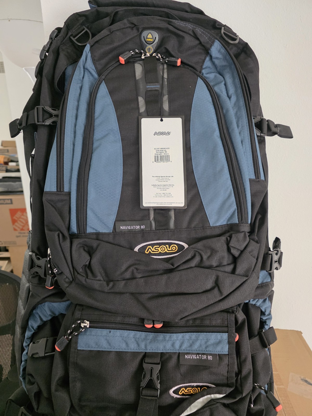 Asolo Navigator 80  backpack With daypack  Attachment