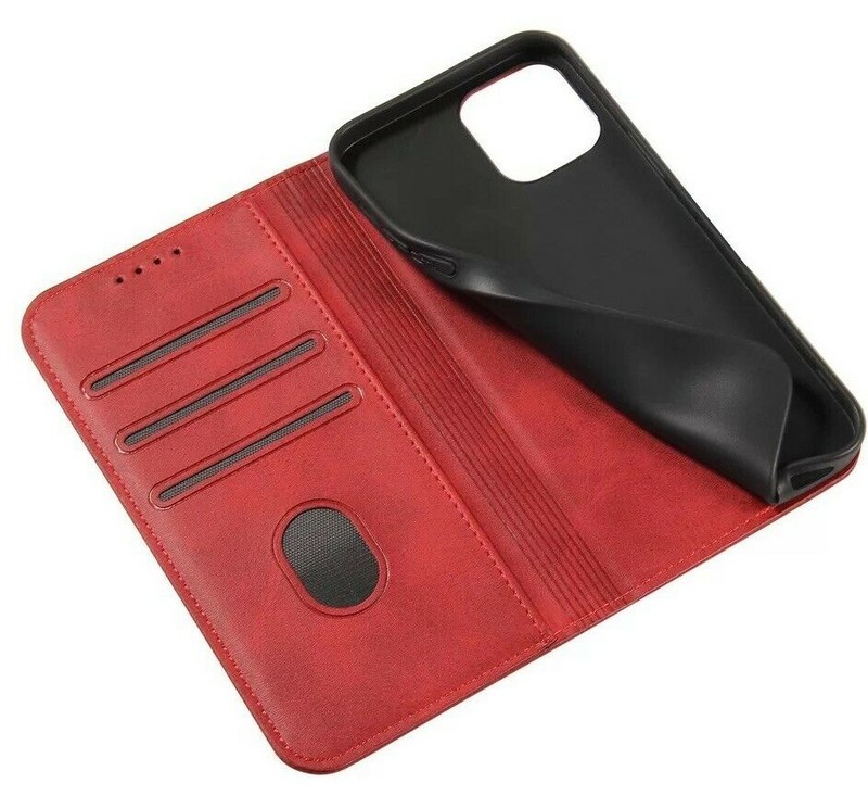 For iPhone 15 14 13 12 11 Plus Pro Max Mini X Leather Magnetic Flip Wallet Case gallery
