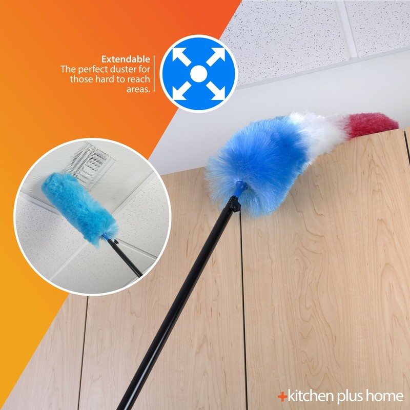 Static Duster - 27" Large Electrostatic Duster with Bonus 35" Extension Pole gallery