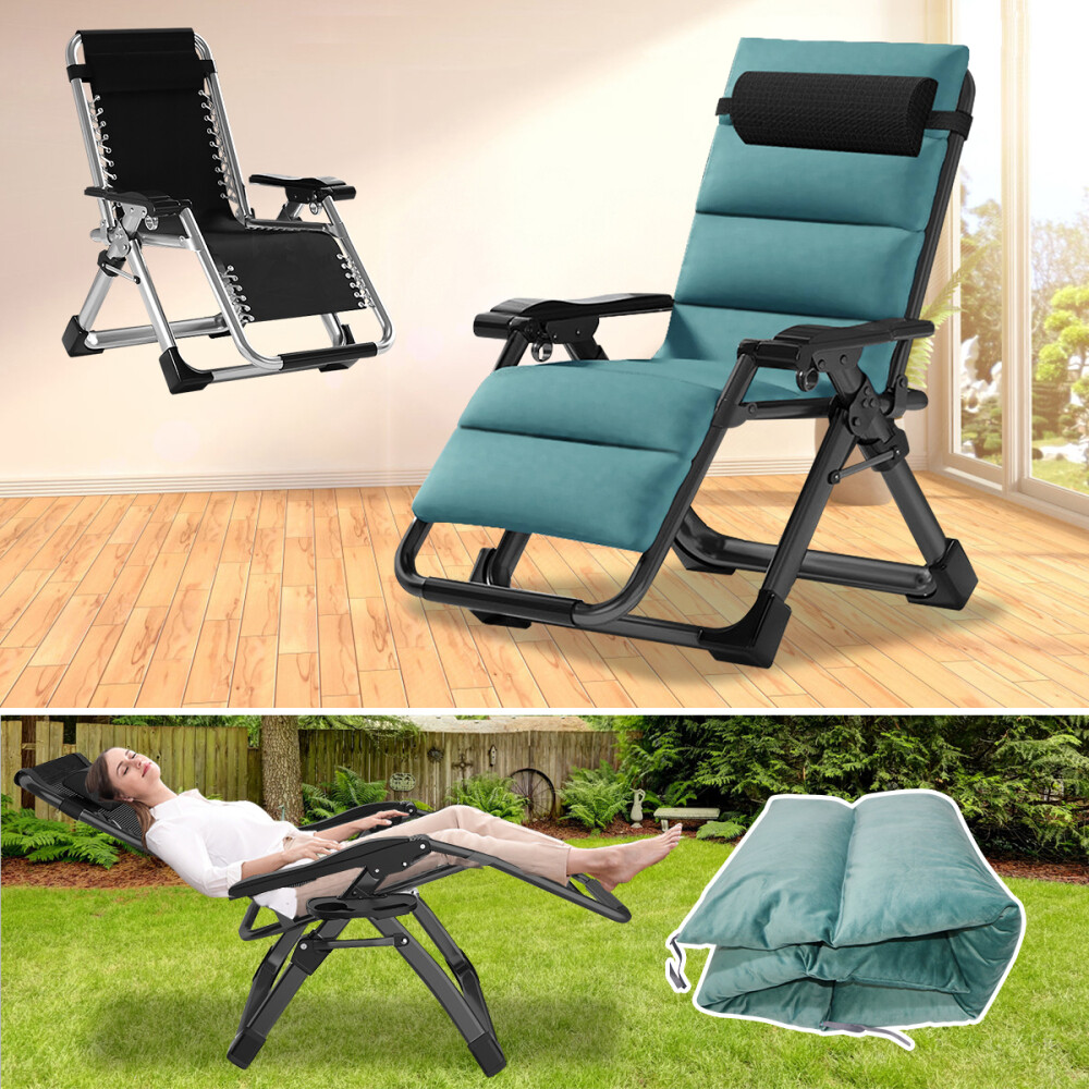 Begonia.K Foldable Zero Gravity Chair Green For Adults Recliner Chairs Chaise gallery