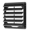 Shutter Louver Vent Automatic 10"12"14"16" 20" 24" Galvanized Sheet No Fan Blade gallery