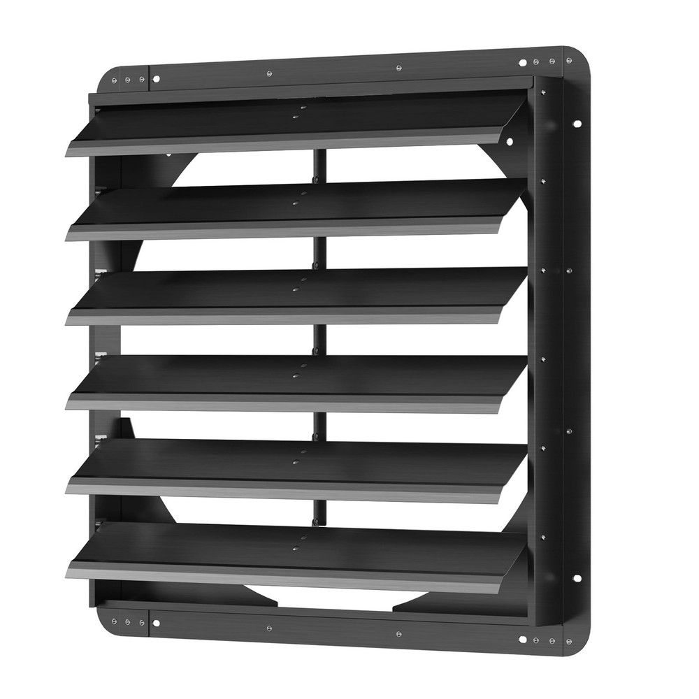 Shutter Louver Vent Automatic 10"12"14"16" 20" 24" Galvanized Sheet No Fan Blade