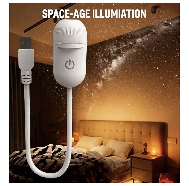 Galaxy projector, 2-in-1 starry sky projector and night light, high-resolution gallery