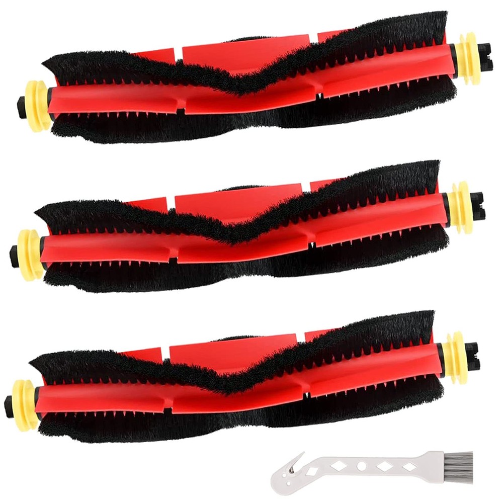 3 Pack Roborock Main Brushes Replacement Parts - Compatible with Roborock S6 ...