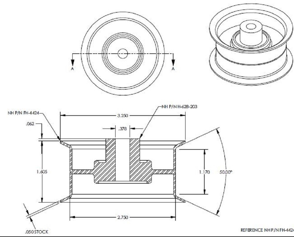 7509 - Swisher Replacement Idler Pulley gallery