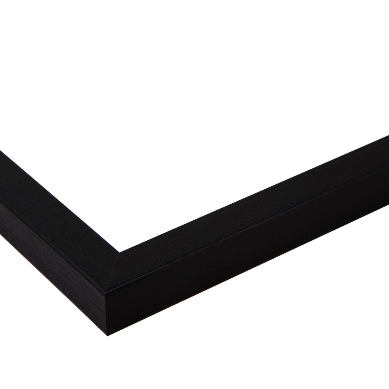 ArtToFrames .75" Custom Poster Frame Black on Red Oak Wood 4308 Large gallery