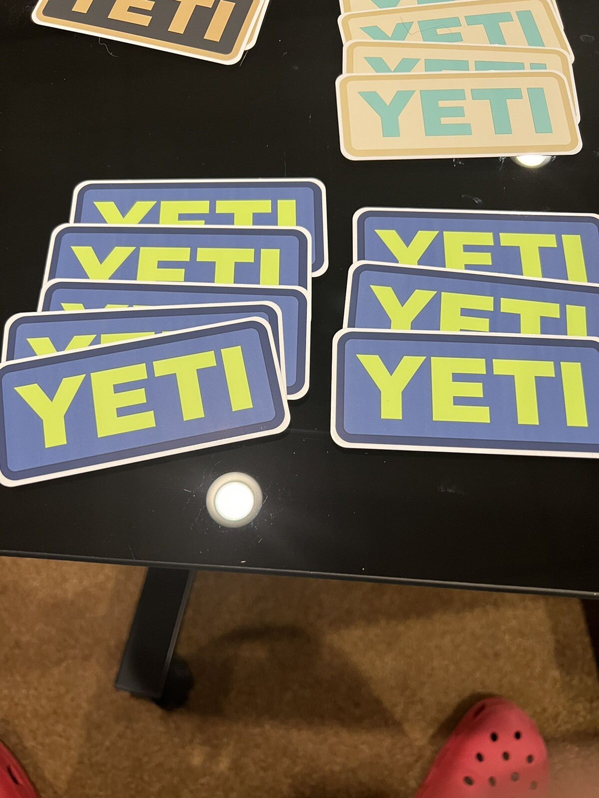 Authentic YETI Decal / Stickers -different colors green orange Black Grey White gallery