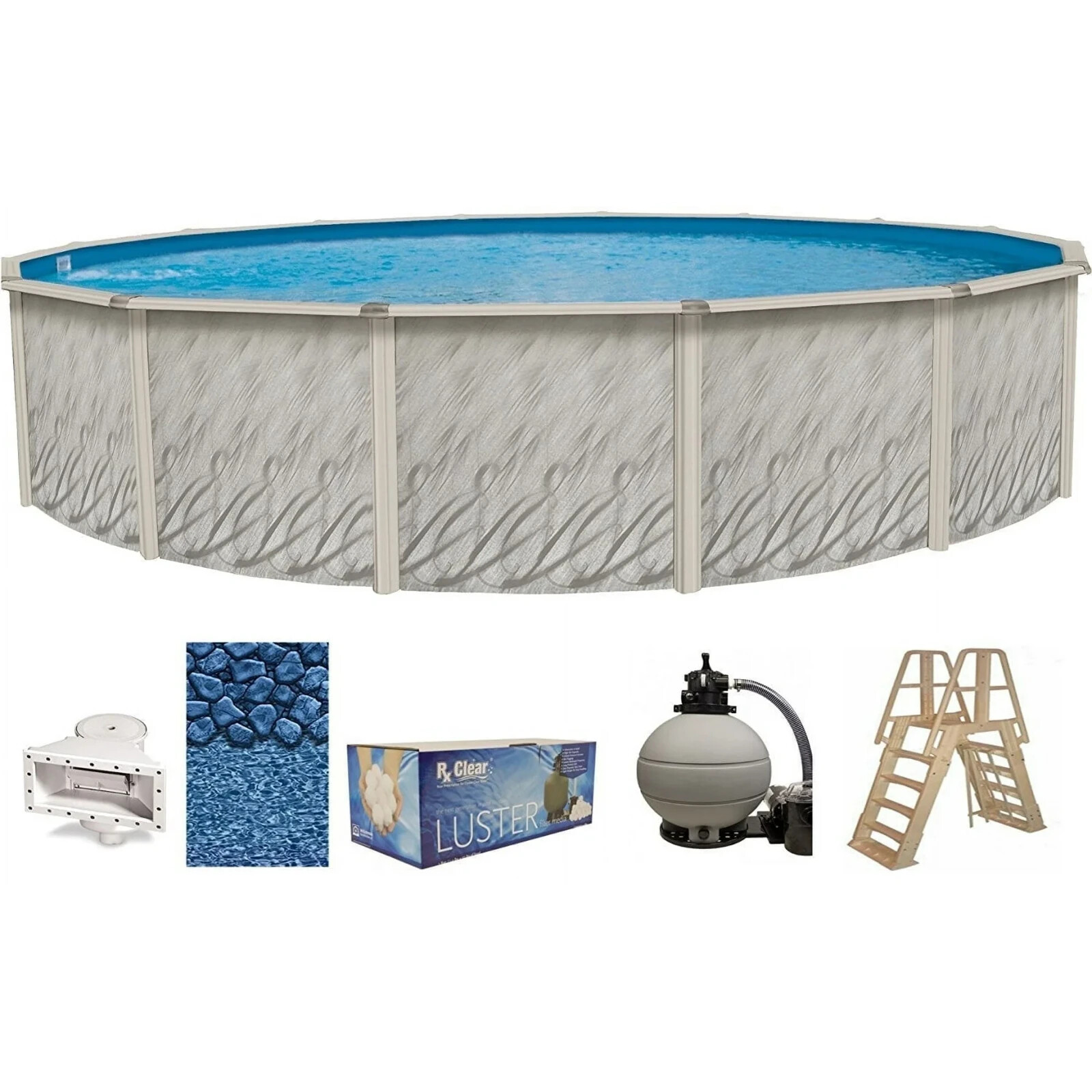 Lake Effect Pools Meadows Reprieve Above Ground Full Start-Up Pool Kit gallery