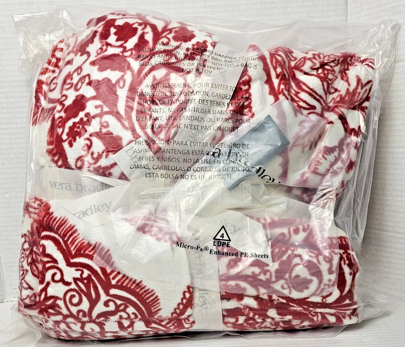 Vera Bradley Oversized Throw Blanket (66" x 94") in Paisley Key gallery