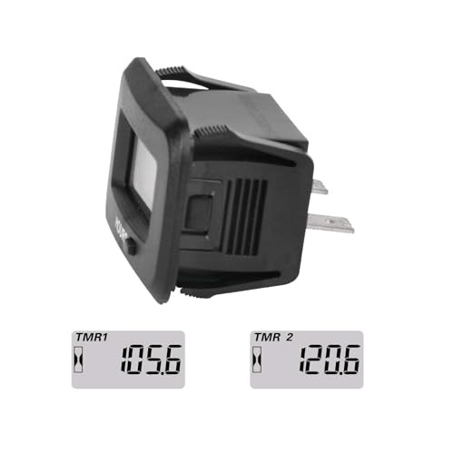 AC/DC 5-277V Digital Hour Meter - Initial Hours Settable - Dual HM038AD-C1 gallery