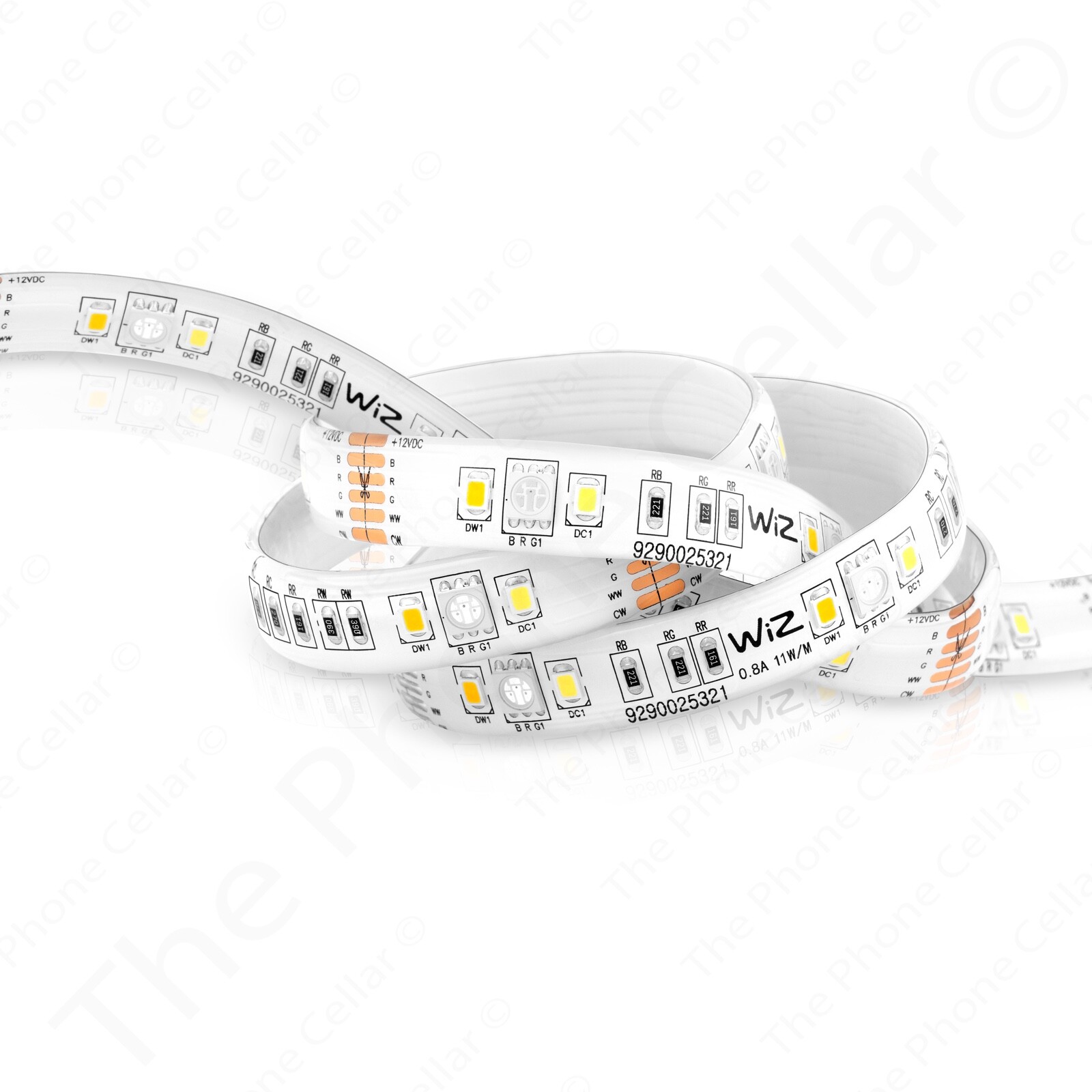 WiZ Smart Lightstrip Extension 603571 WiFi Voice Control 3 Feet 800LM Multicolor gallery
