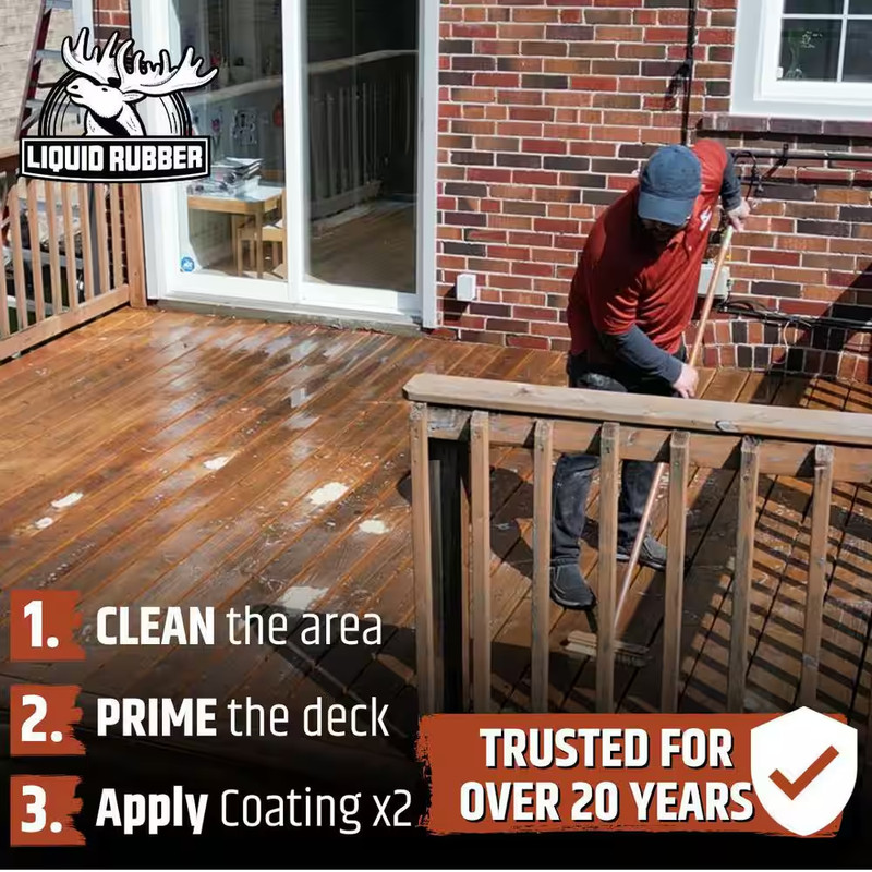 Polyurethane Deck Coating 4 Gal. 10X Stronger than Paint - Sealant for Pool Deck gallery