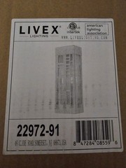 Livex Lighting 22972-91 Malmo 2 Light 17 inch Brushed Nickel Outdoor Sconce