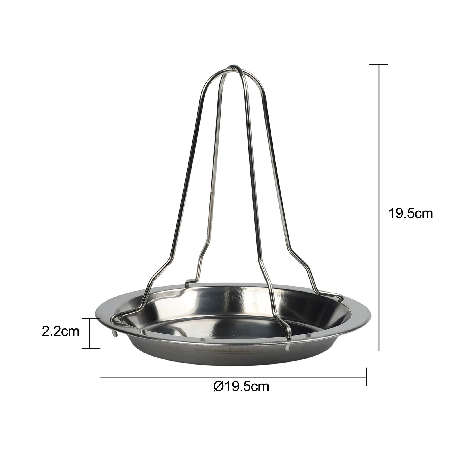 Compact Vertical Chicken Roaster 195cm Stainless Steel for Home and Party Use gallery