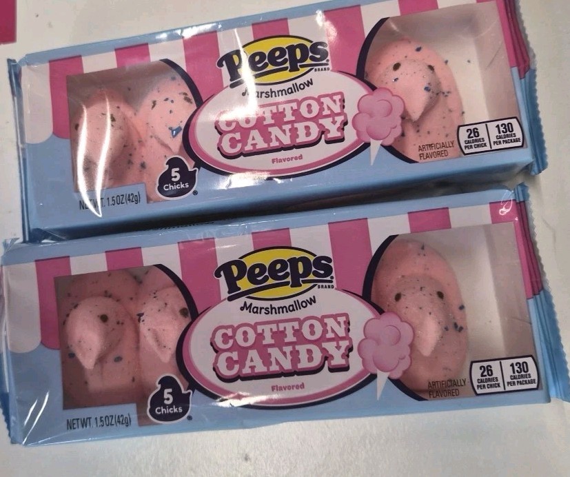 Peeps (2-PACK) Cotton Candy Marshmallow Chicks Candy 10 Count gallery
