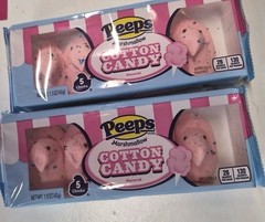 Peeps (2-PACK) Cotton Candy Marshmallow Chicks Candy 10 Count