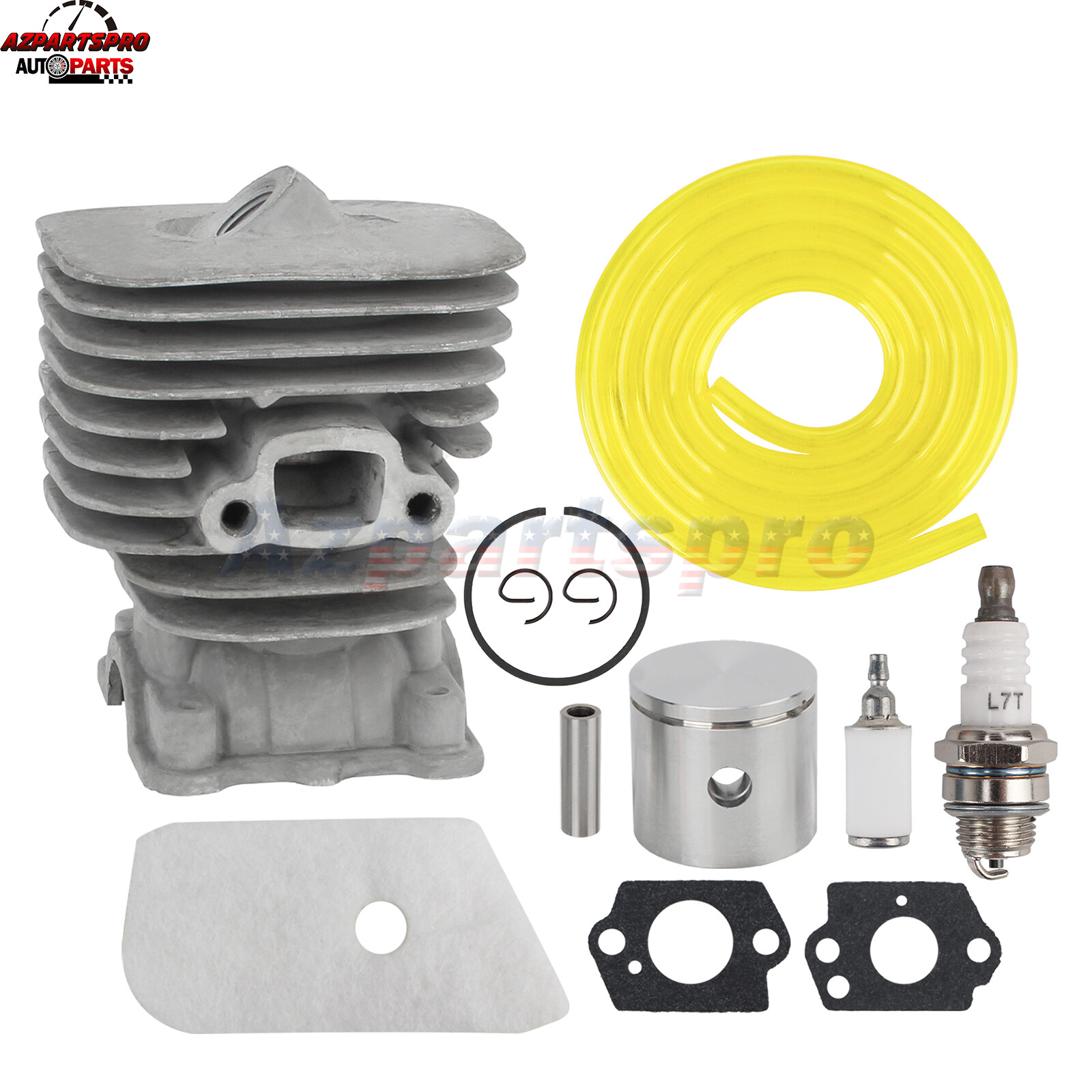 Cylinder & Piston Kit For Husqvarna 125E 124C 124L 125C 125L 125LDX 128R 128RJ gallery