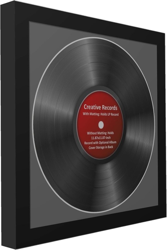 Creative Picture Frames- LP Vinyl Record Album Frame Display with LP Mat gallery