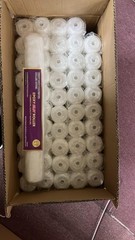 18″ 50 Pack Roller–3/8″ Nap with End Caps for Epoxy N FREE 18″ aluminum Frame