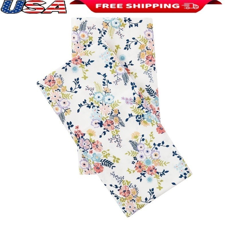 300 Thread Count Floral Print Pillowcase Set 2PC Soft Durable All Seasons New gallery