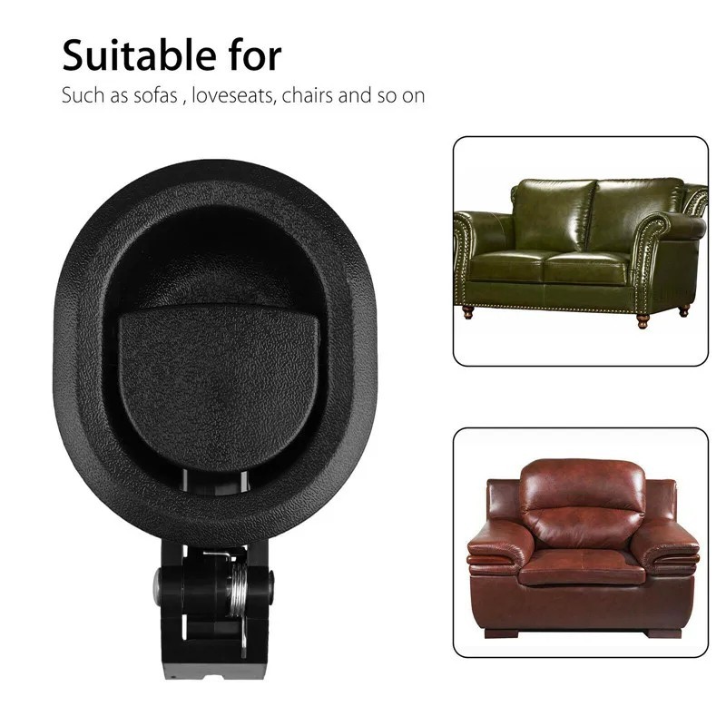 Universal Recliner Pull Handle Sofa Chair Release Lever Replacement Black gallery