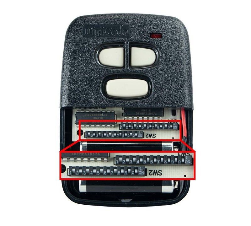 Digi-Code Remote Control 5032 3-Button 310Mhz Stanley Compatible Transmitters gallery