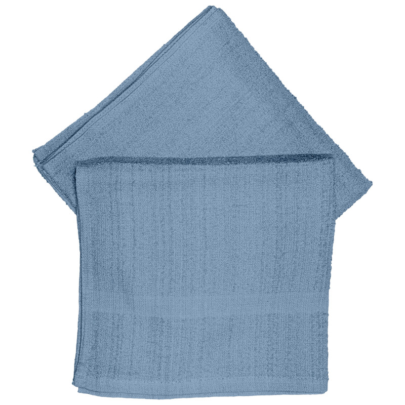2 Pack Petite Beach Pool Spa Gym Towel | Thin Lightweight Light Blue 100% Cotton gallery