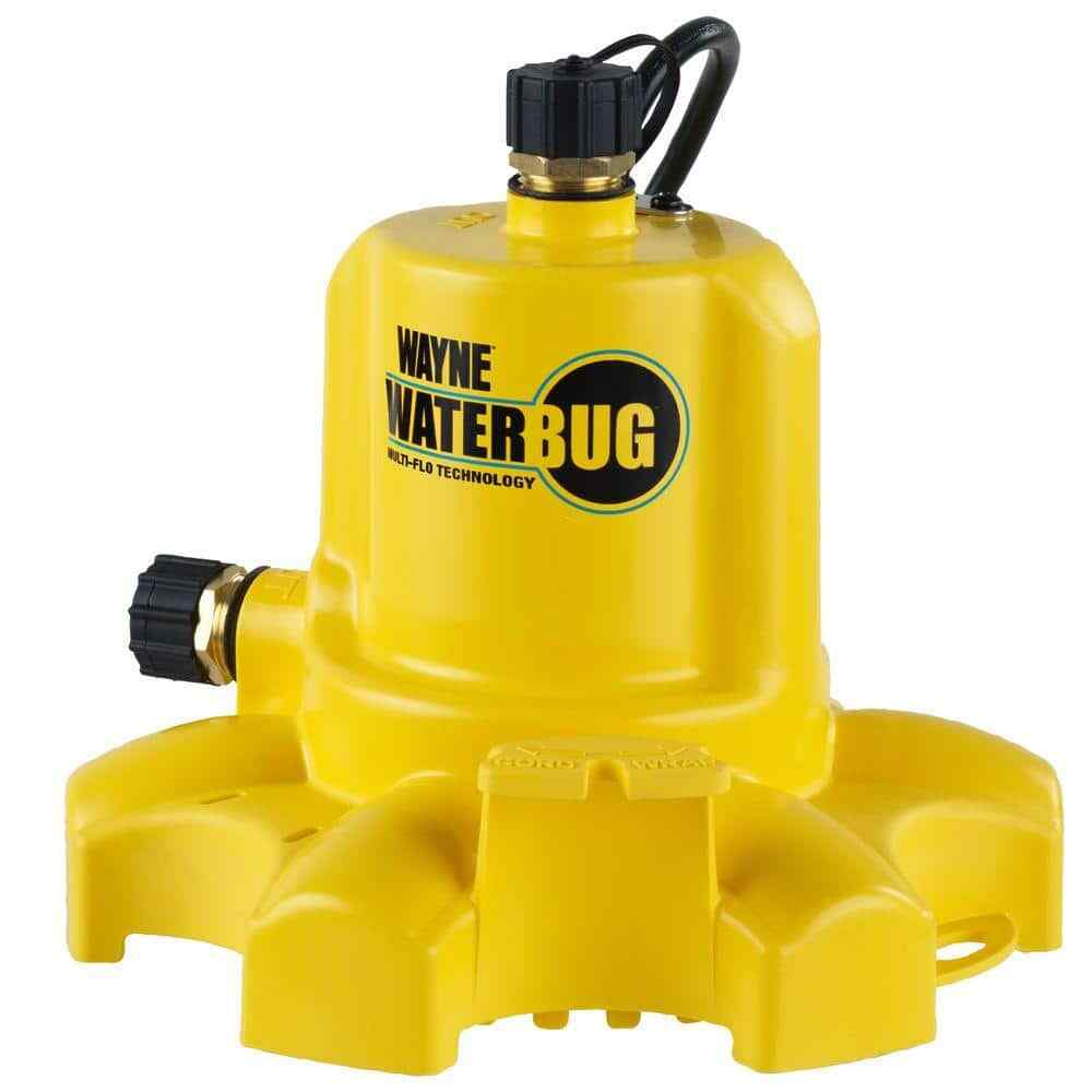 Wayne 1/6 HP WaterBUG Submersible Utility Pump with Multi-Flo Technology gallery